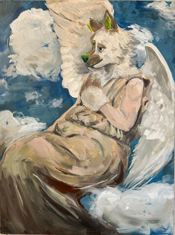 Fursuit Angel (acrylic)